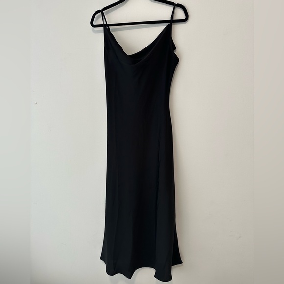 Chic Black 90s Slip Dress | Size M - Picture 1 of 2